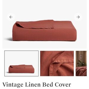Parachute Vintage Linen Bed Cover King/CalKing